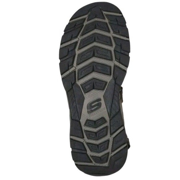 Skechers Relaxed Fit with Luxe Foam Tresmen -Garo Chocolate Brown Gray main image 10